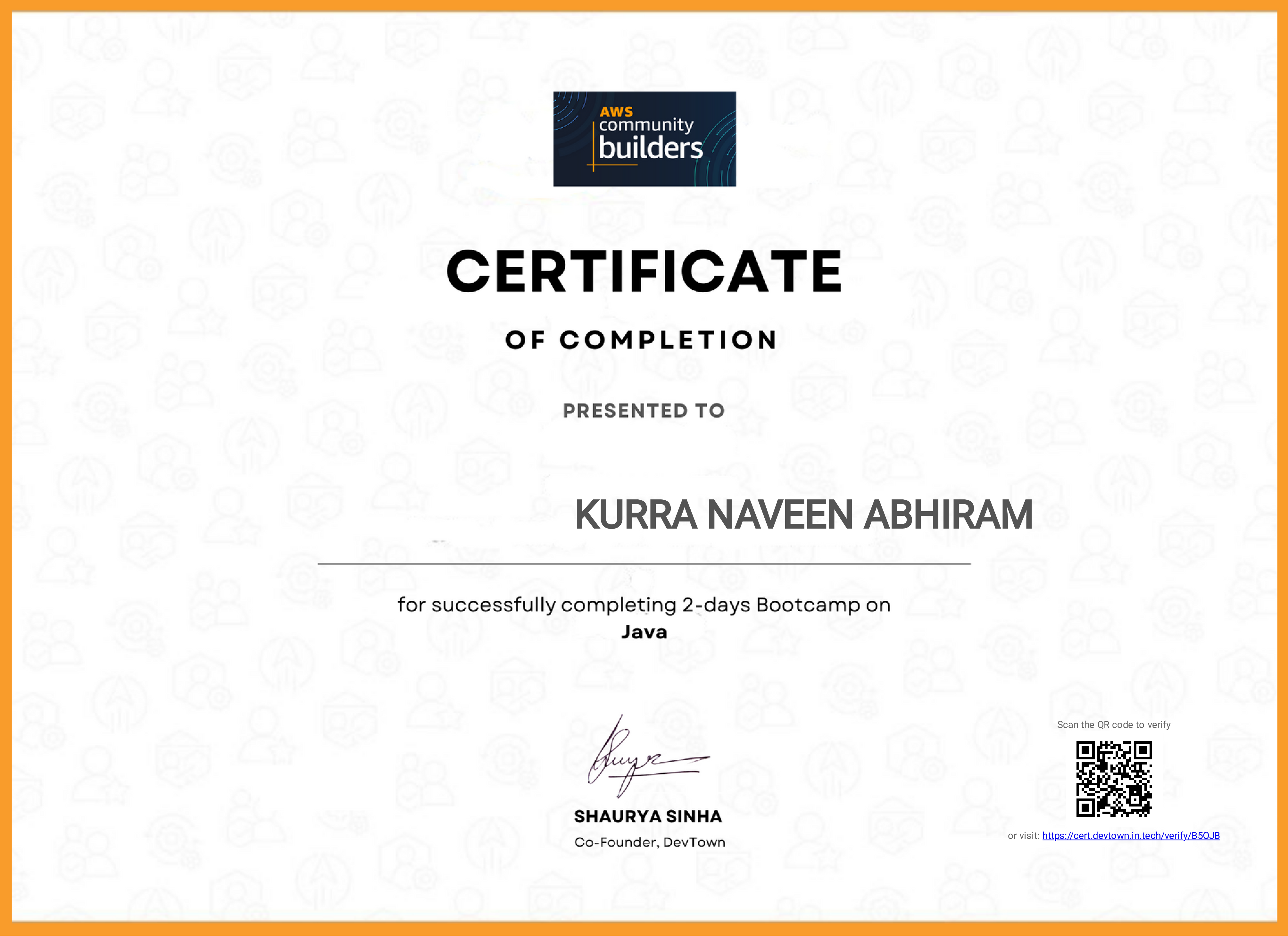 Java Bootcamp